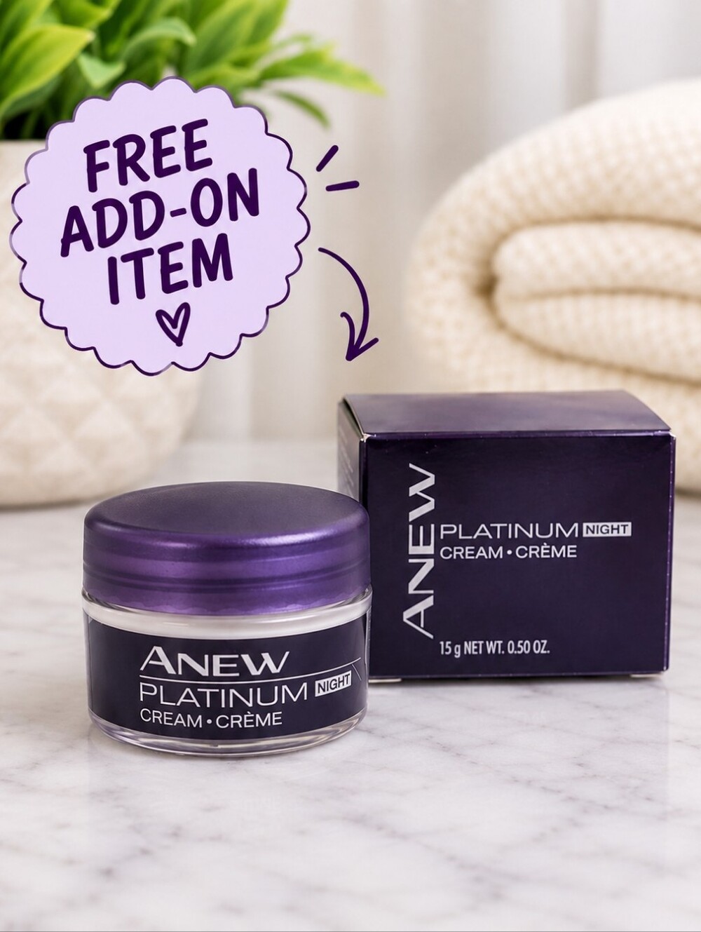 NEW! Anew Platinum Night Cream ✨ Free With Purchase